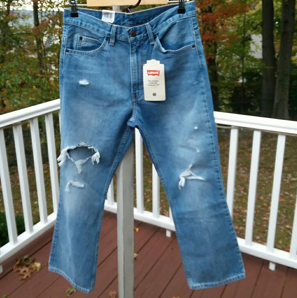 Levi's 517 Bootcut Cropped High Rise  Jeans 29 NWT